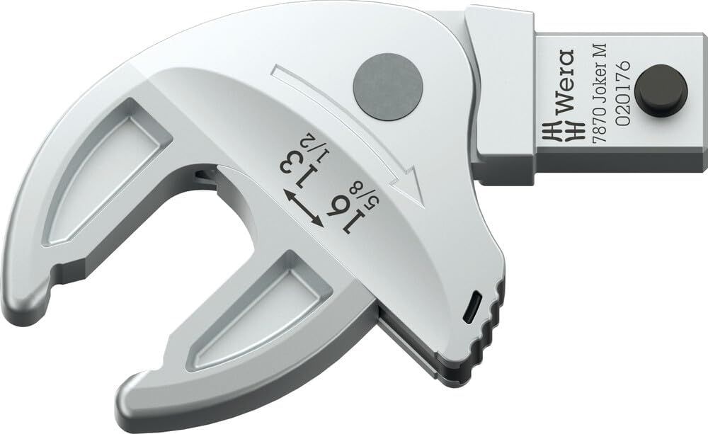 Hoved for momentnøgle Wera 7870 Joker M; 13-16 mm; 9x12 mm