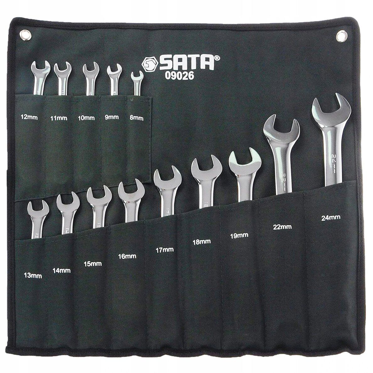 Kombinationsnøglesæt Sata S09026; 8-24 mm; 14 stk.