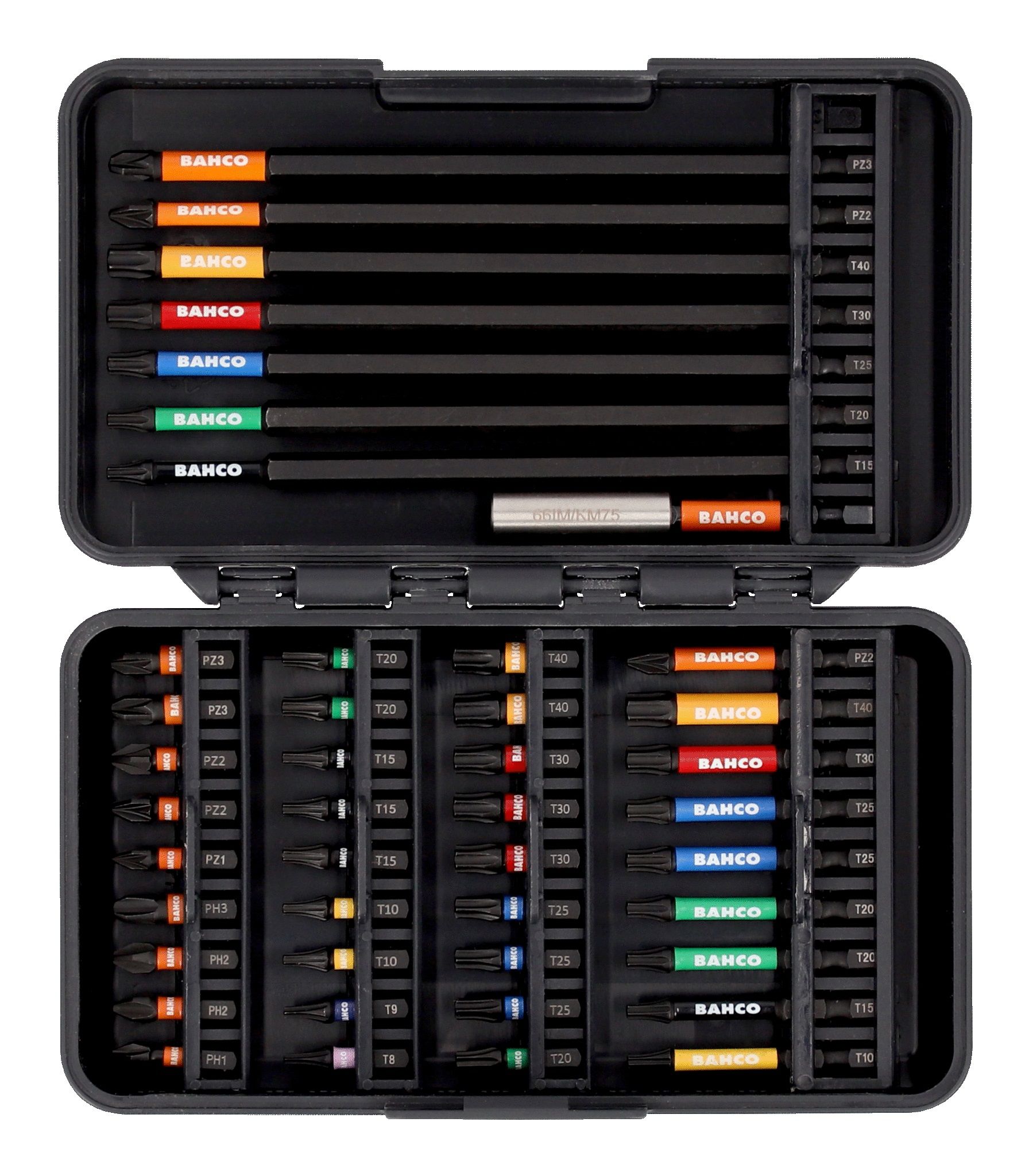 Bitssæt Bahco 66IM/44C-1; 1/4''; 44 stk.