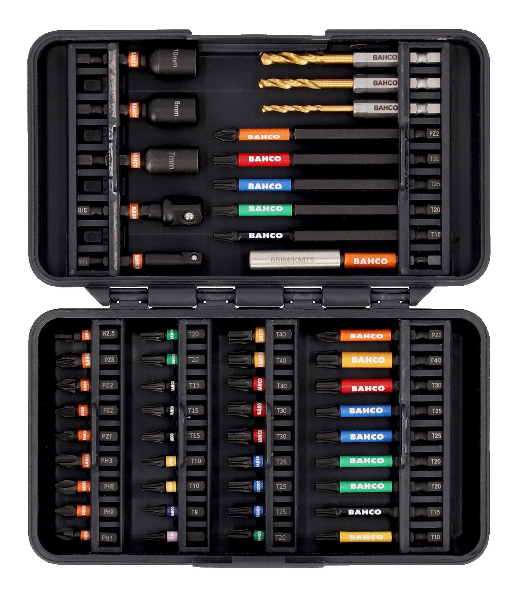 Bitssæt Bahco 66IM/50C3HSS; 1/4''; 50 stk.