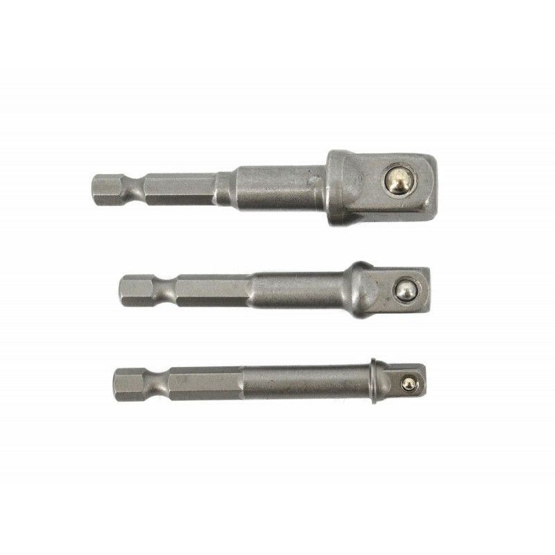 Adapter AWTools AW37903; HEX; 1/4''; 3/8''; 1/2''; 3 stk.