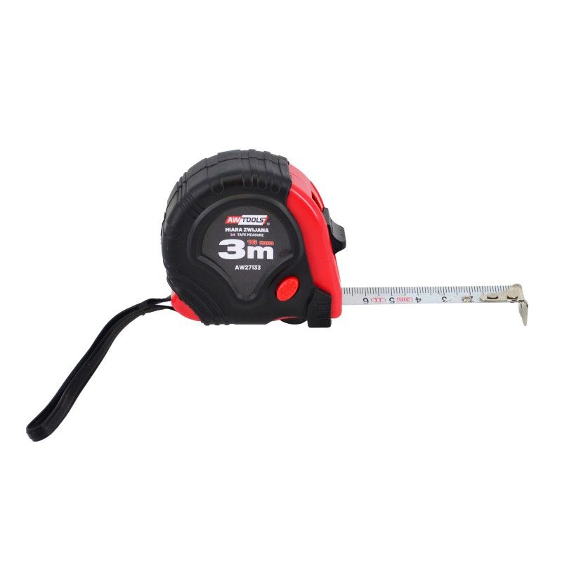 Målebånd AWTools AW27133; Stop; 3 mx16 mm