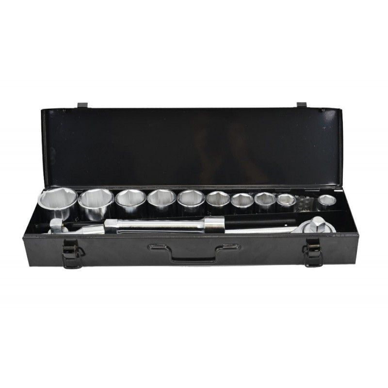 Socket nøglesæt AWTools AW39014; 3/4''; 22-50 mm; 14 stk.