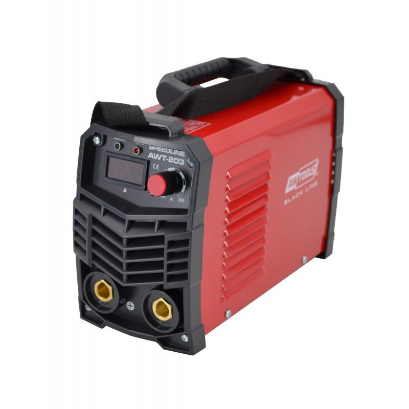 Svejsemaskine AWTools AW50503BL; 230 V; 20-200 A; 30x12,5x19 cm