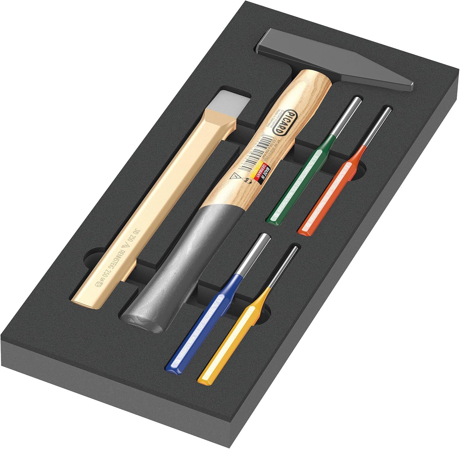 Mejsler sæt Wera WE05150182001; 3-8 mm; 150 mm; 6 stk.