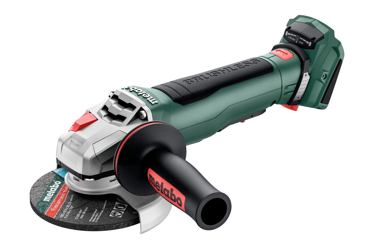 Akku vinkelsliber Metabo WPB 18 LT BL 11-125 Quick; 18 V; 125 mm (uden batteri og oplader)