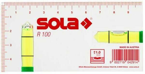 Vaterpas Sola R100; 100x50x15 mm