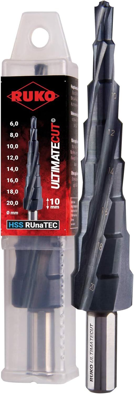 Etappebor  Ruko ULTIMATECUT; HSS; Runa TEC; 6-20 mm