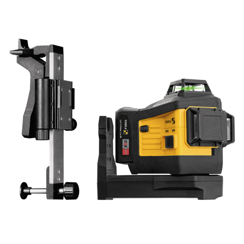 Selvnivellerende krydslinjelaser Stabila LAX 600G; 12V; IP65 grøn