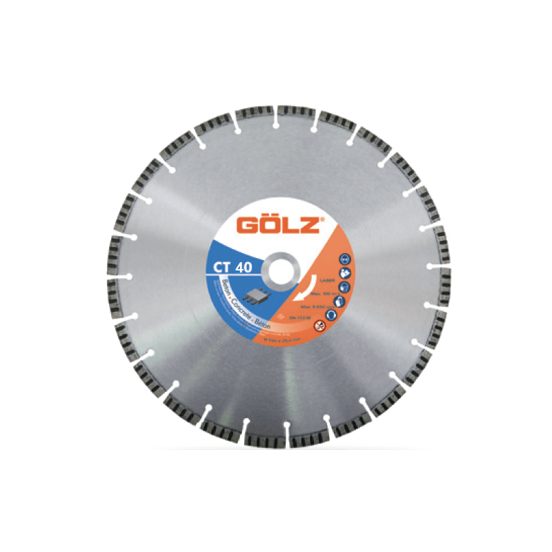 Diamantskæreskive Gölz CT40; 400x25,4 mm