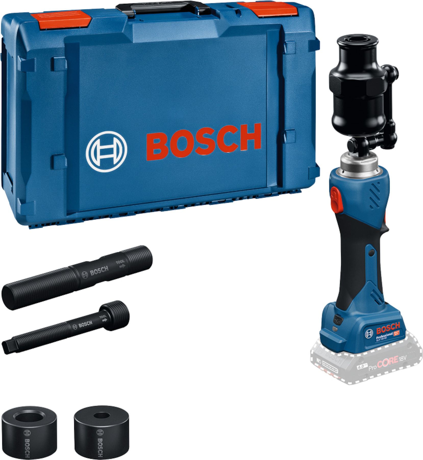 Trådløs stans Bosch GLH ​​​​18V-6018 V (uden batteri og oplader)