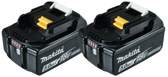 Batteri Makita Twinpack BL1850B; 18 V; 2x5,0 Ah; Li-ion