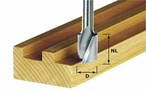 Spiralr fræser med klinge Festool; 20 mm; 25/57 mm