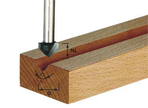 V-rille skærer Festool 9,5/50 mm