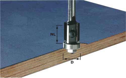 Drej pladeslids cutter Festool; 20/64 mm med kulelager