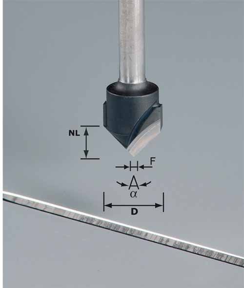 V-rille skærer Festool 8/60 mm