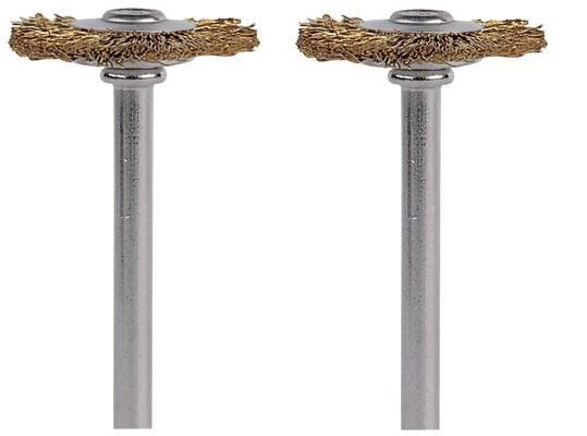 Messing børste Dremel 535, 19,0 mm; 2 stk.