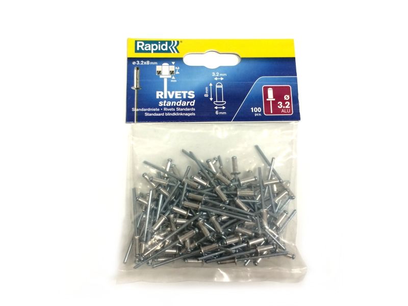 Nitter Rapid&nbsp;Inox; Ø4 mm; 12 mm; 100 stk.