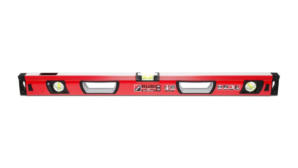 Vaterpas Rubi Level Antishock; 80 cm
