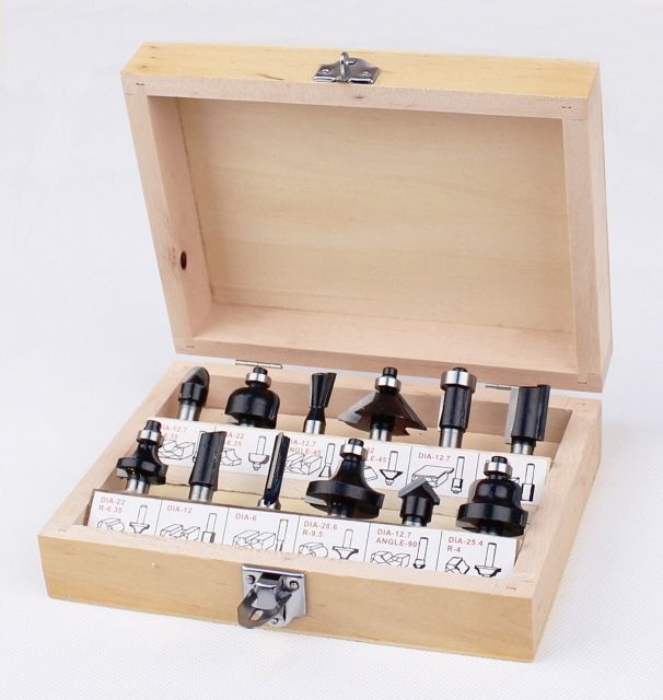 Fræsersæt Hikoki; 12 stk.