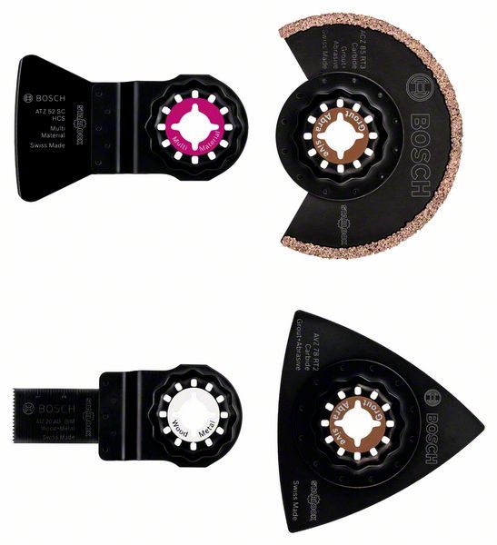 Tilbehørssæt Bosch GOP/PMF; 4 stk.