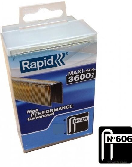 Klammer Rapid; 6x18 mm; 3600 stk; type 606