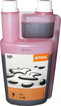Olie til blanding af brændstofblandinger til totaktsmotorer Stihl; 1 l (med dosimeter)