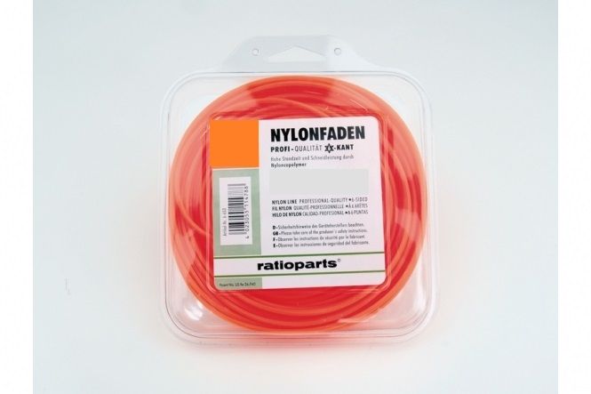 Trimmertråd (1,6 mm/15 m) orange, rund