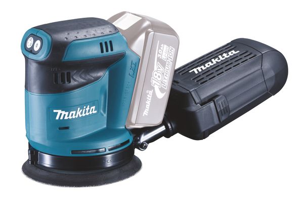 Excentersliber Makita DBO180Z; 18 V (uden batteri og oplader)