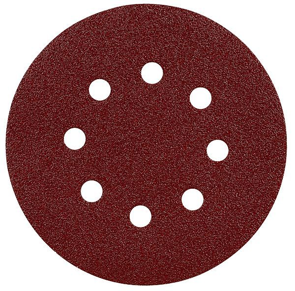 Sandpapir til excentersliber Mirka JEPUFLEX; 125 mm; P180; 5 stk.