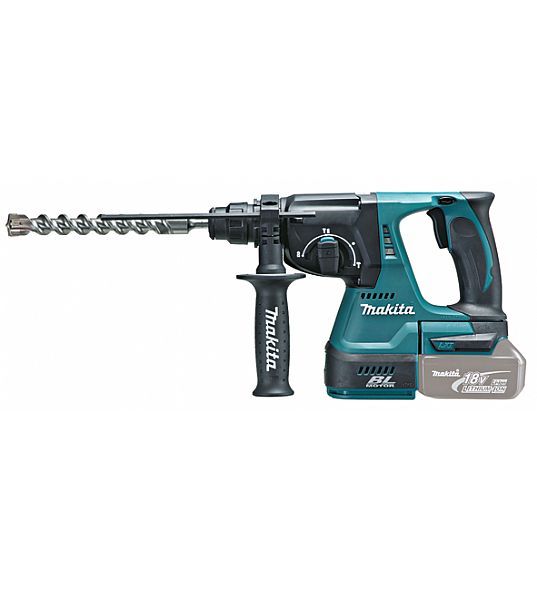 Borehammer Makita DHR242Z; 18 V; 2 J; SDS-plus (uden batteri og oplader)