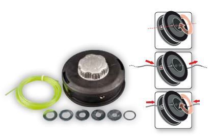 Universal trimmerhoved 6-3851 til buskryddere