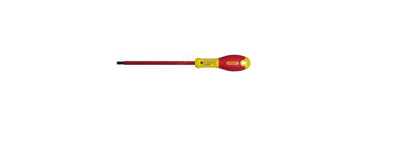 Flad skruetrækker Stanley FatMax VDE; SL4; 1000 V