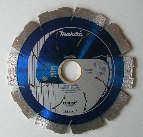 Diamantskæreskive Makita Comet Rapid; 125 mm